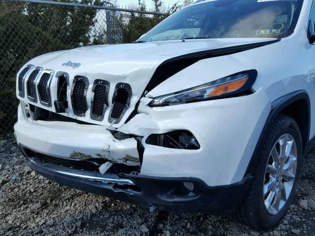 1C4PJMDS8FW509712 - 2015 JEEP CHEROKEE L WHITE photo 9