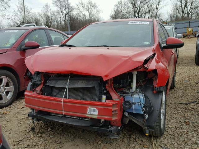 1G1JC6SH9D4159804 - 2013 CHEVROLET SONIC LT RED photo 9