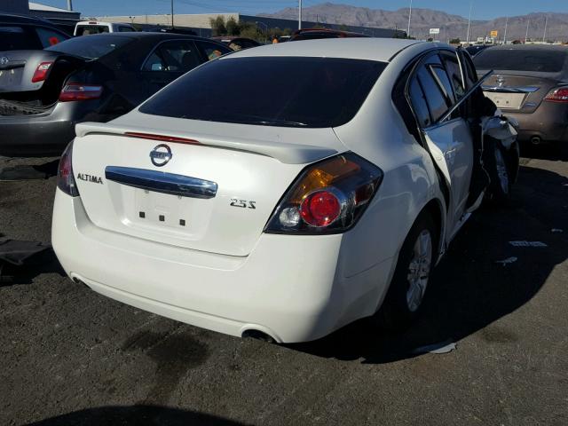 1N4AL2APXCN519184 - 2012 NISSAN ALTIMA BAS WHITE photo 4