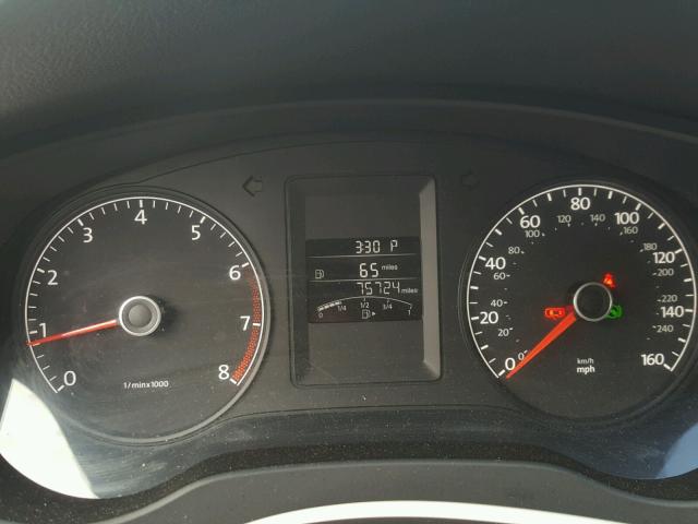 3VW2K7AJ5EM382918 - 2014 VOLKSWAGEN JETTA BASE BLACK photo 8