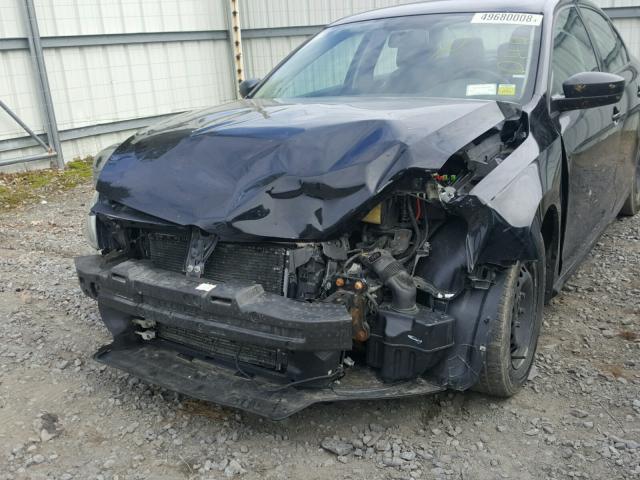 3VW2K7AJ5EM382918 - 2014 VOLKSWAGEN JETTA BASE BLACK photo 9