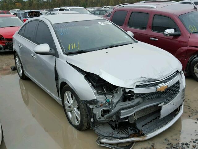 1G1PH5S99B7291245 - 2011 CHEVROLET CRUZE LTZ SILVER photo 1