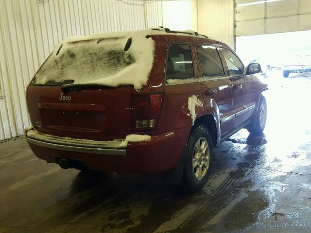 1J4HR58N76C176874 - 2006 JEEP GRAND CHER RED photo 4