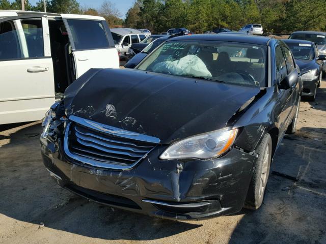 1C3CCBBB3CN188426 - 2012 CHRYSLER 200 TOURIN BLACK photo 2