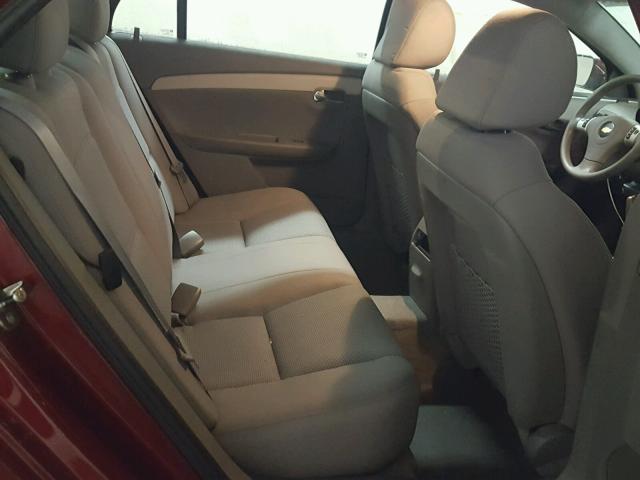 1G1ZC5E14BF331749 - 2011 CHEVROLET MALIBU 1LT BURGUNDY photo 6