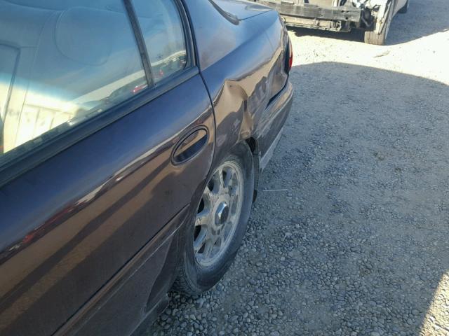 1G1NE52M2W6139906 - 1998 CHEVROLET MALIBU LS მუქწითელი ფოტო 9
