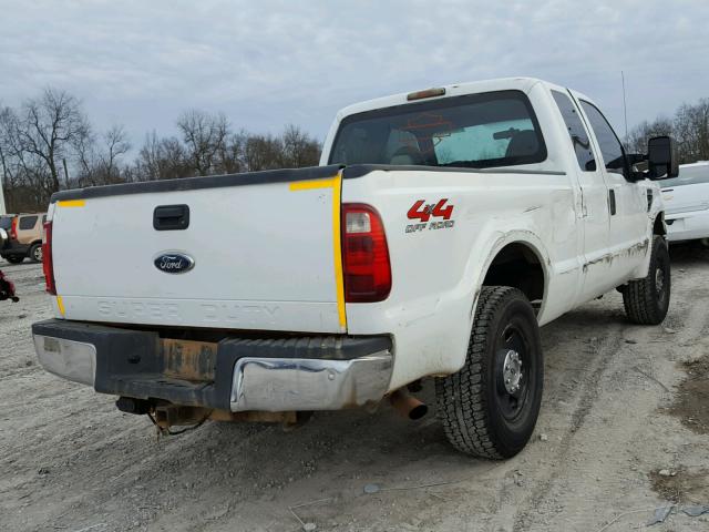 1FTSX21538ED47704 - 2008 FORD F250 SUPER WHITE photo 4