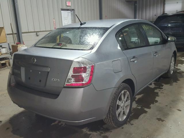 3N1AB61E47L601293 - 2007 NISSAN SENTRA 2.0 GRAY photo 4