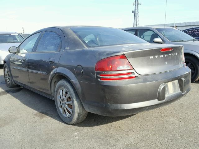 1B3EJ46X91N536448 - 2001 DODGE STRATUS SE CHARCOAL photo 3