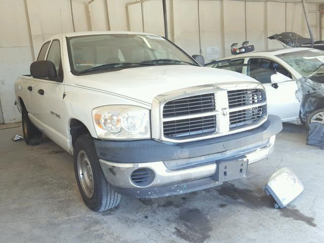 1D7HA18K07J581182 - 2007 DODGE RAM 1500 S WHITE photo 1