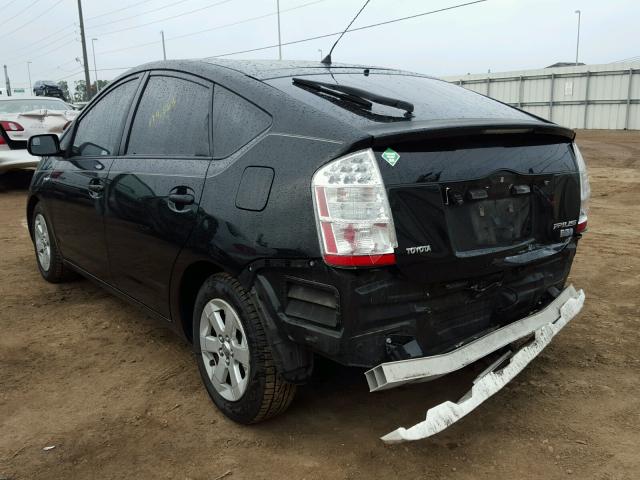 JTDKB20U387759777 - 2008 TOYOTA PRIUS BLACK photo 3