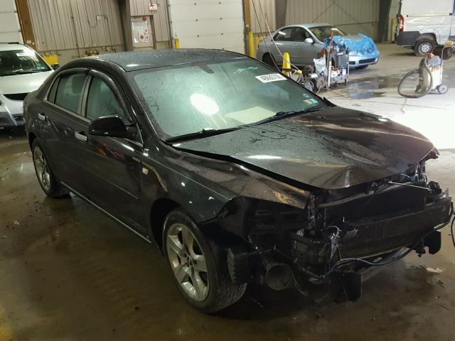 1G1ZH57B78F190885 - 2008 CHEVROLET MALIBU 1LT BLACK photo 1