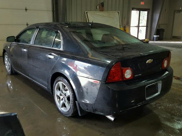 1G1ZH57B78F190885 - 2008 CHEVROLET MALIBU 1LT BLACK photo 3