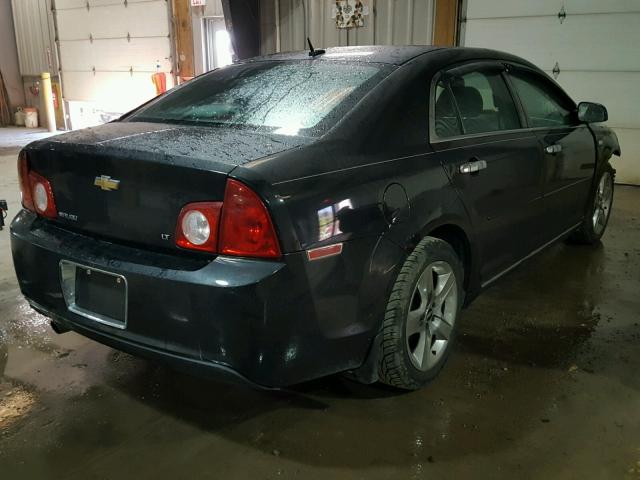 1G1ZH57B78F190885 - 2008 CHEVROLET MALIBU 1LT BLACK photo 4