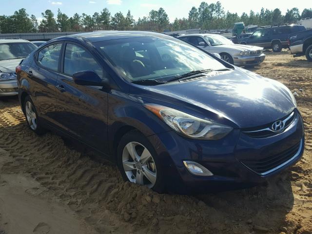 5NPDH4AE3DH157090 - 2013 HYUNDAI ELANTRA GL BLUE photo 1