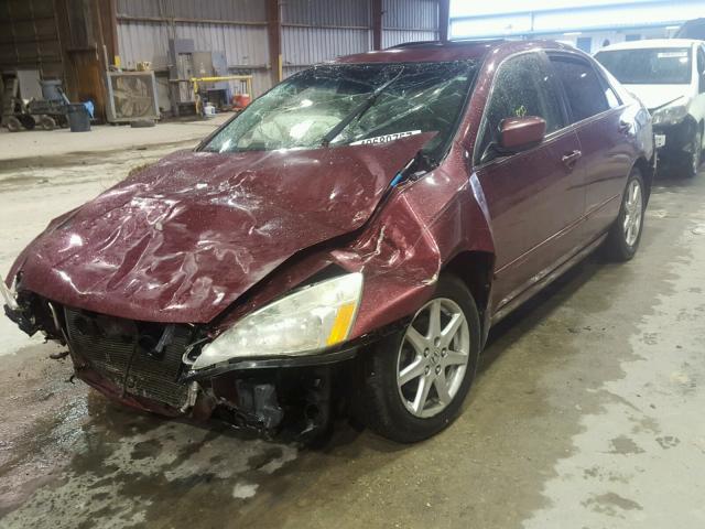 1HGCM66553A028335 - 2003 HONDA ACCORD EX MAROON photo 2