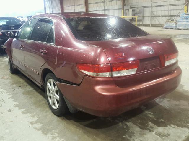 1HGCM66553A028335 - 2003 HONDA ACCORD EX MAROON photo 3