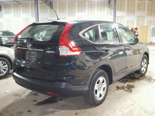 2HKRM4H31EH658146 - 2014 HONDA CR-V LX BLACK photo 4