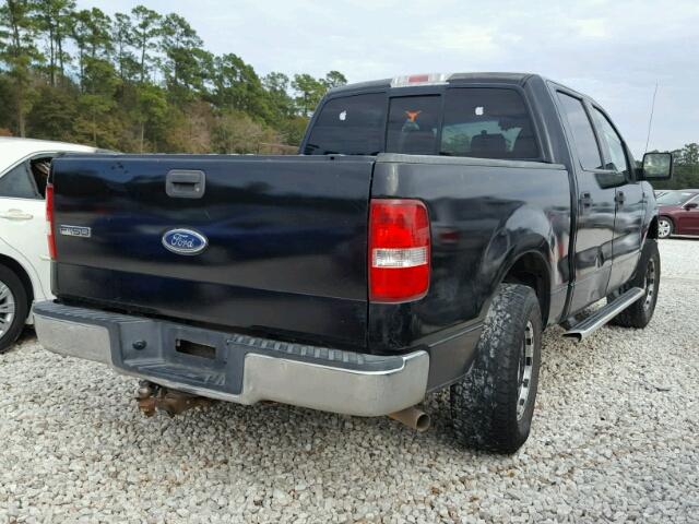 1FTRW12W34KD39469 - 2004 FORD F150 SUPER BLACK photo 4