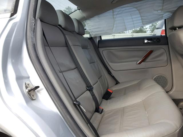 WVWRH63B94P202042 - 2004 VOLKSWAGEN PASSAT GLX SILVER photo 6