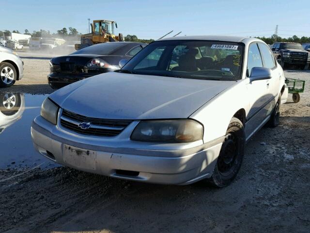 2G1WF52E9Y9242889 - 2000 CHEVROLET IMPALA SILVER photo 2