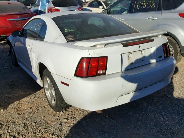 1FAFP40614F151178 - 2004 FORD MUSTANG WHITE photo 3