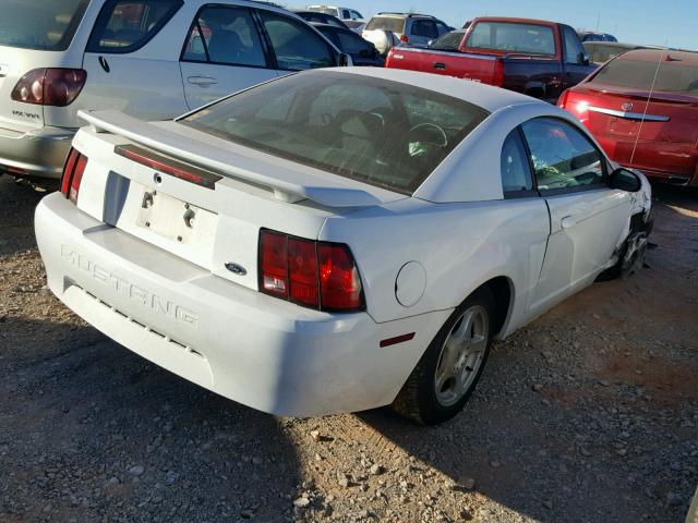 1FAFP40614F151178 - 2004 FORD MUSTANG WHITE photo 4