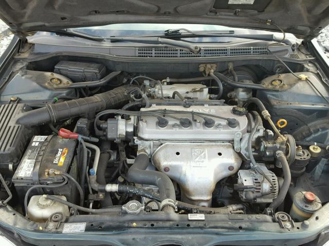 1HGCF86621A107652 - 2001 HONDA ACCORD VAL GREEN photo 7