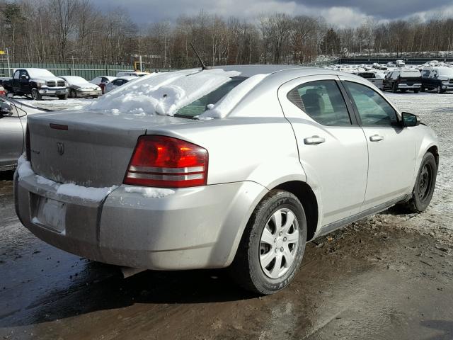 1B3LC46RX8N232087 - 2008 DODGE AVENGER SE SILVER photo 4