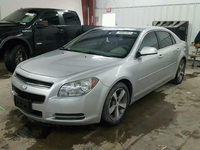 1G1ZC5EU8BF343350 - 2011 CHEVROLET MALIBU 1LT 银色 照片 2