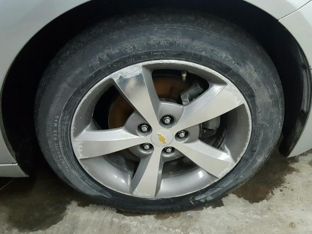 1G1ZC5EU8BF343350 - 2011 CHEVROLET MALIBU 1LT 银色 照片 9