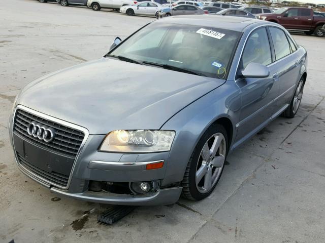 WAULL44EX6N007192 - 2006 AUDI A8 4.2 QUA GRAY photo 2