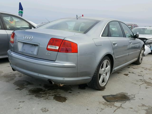 WAULL44EX6N007192 - 2006 AUDI A8 4.2 QUA GRAY photo 4