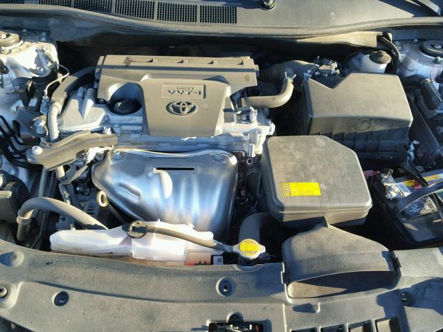 4T1BF1FK0CU153153 - 2012 TOYOTA CAMRY BASE SILVER photo 7