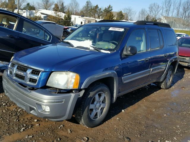 4NUET16S156701926 - 2005 ISUZU ASCENDER S BLUE photo 2