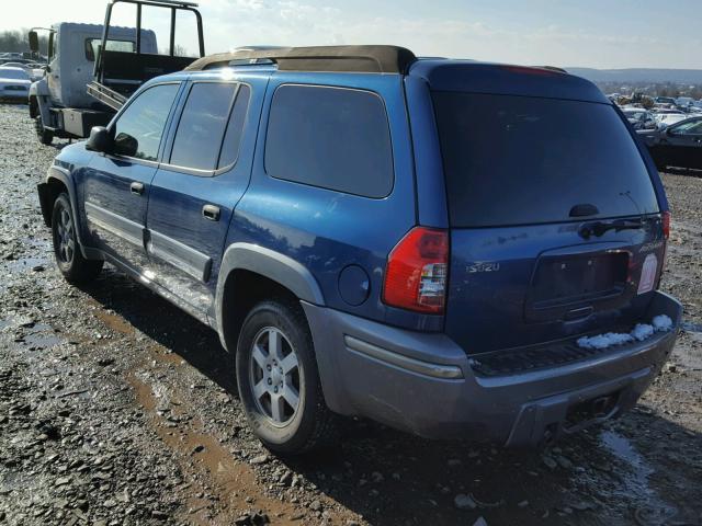 4NUET16S156701926 - 2005 ISUZU ASCENDER S BLUE photo 3