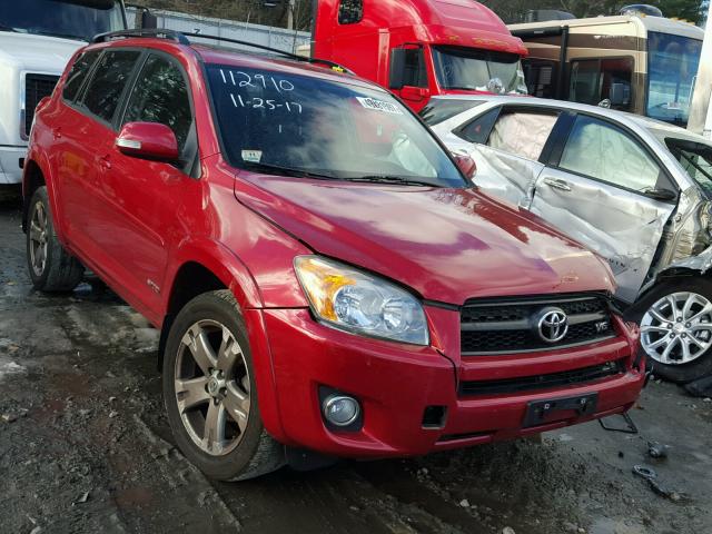 JTMRK4DV2A5095356 - 2010 TOYOTA RAV4 SPORT RED photo 1