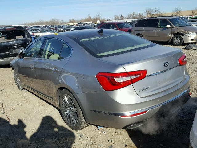 KNALN4D71E5133712 - 2014 KIA CADENZA PR SILVER photo 3