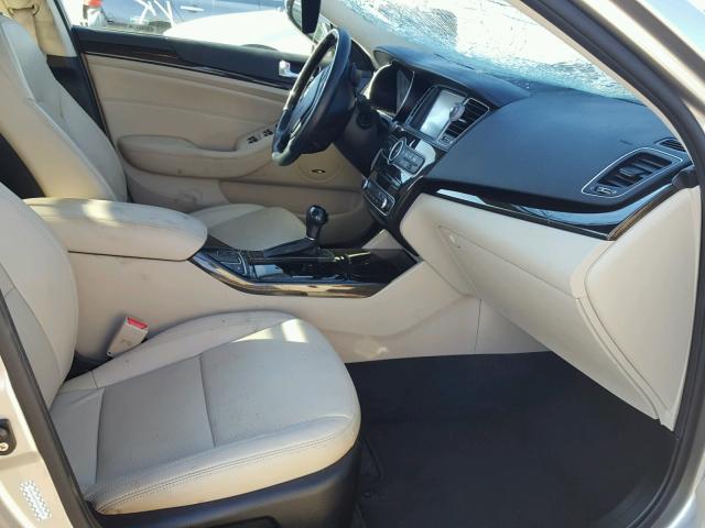 KNALN4D71E5133712 - 2014 KIA CADENZA PR SILVER photo 5