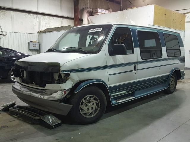 1FDEE14H4PHB58832 - 1993 FORD ECONOLINE WHITE photo 2