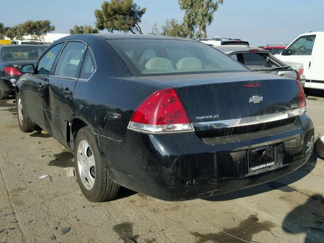 2G1WF5EK2B1308836 - 2011 CHEVROLET IMPALA LS BLACK photo 3