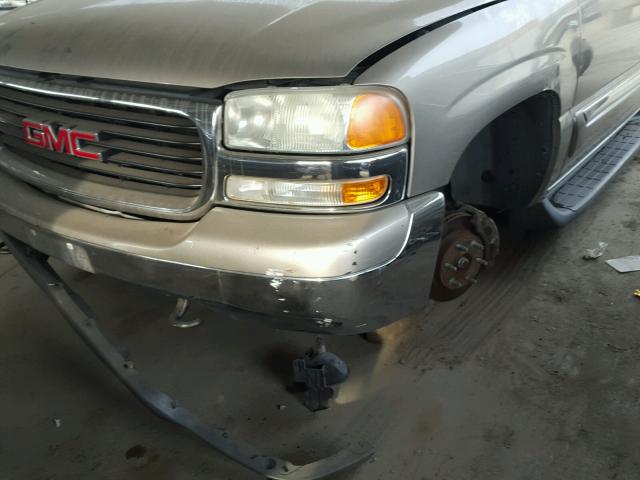 1GKEK13T33J292757 - 2003 GMC YUKON GRAY photo 9