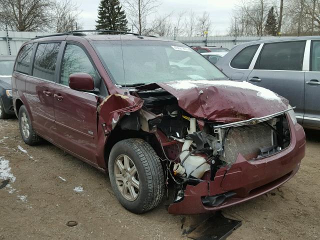 2A8HR54P58R801515 - 2008 CHRYSLER TOWN & COU Bordo foto 1