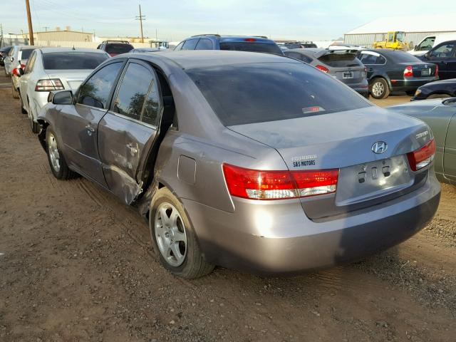 KMHEU46CX6A144575 - 2006 HYUNDAI SONATA GLS GRAY photo 3