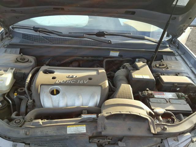 KMHEU46CX6A144575 - 2006 HYUNDAI SONATA GLS GRAY photo 7