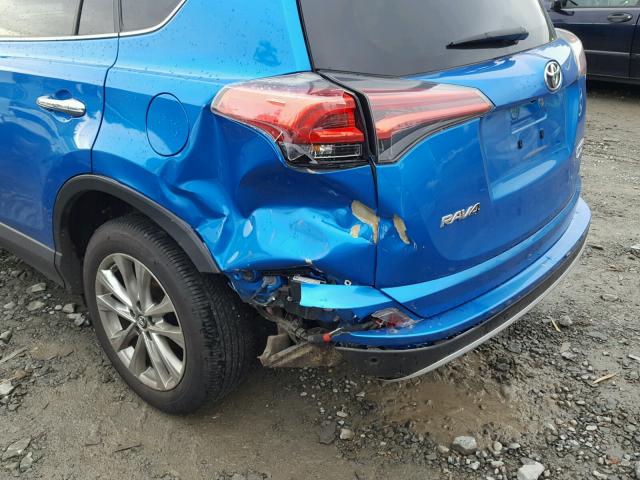 JTMDFREV6GD187935 - 2016 TOYOTA RAV4 LIMIT BLUE photo 9