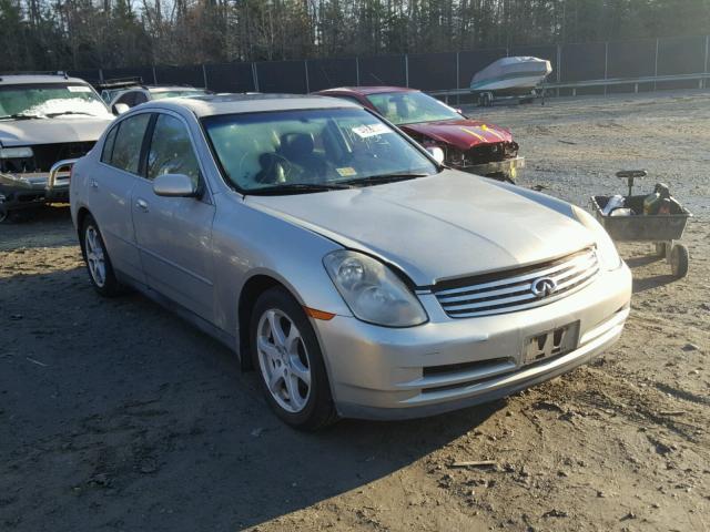 JNKCV51E23M336153 - 2003 INFINITI G35 SILVER photo 1