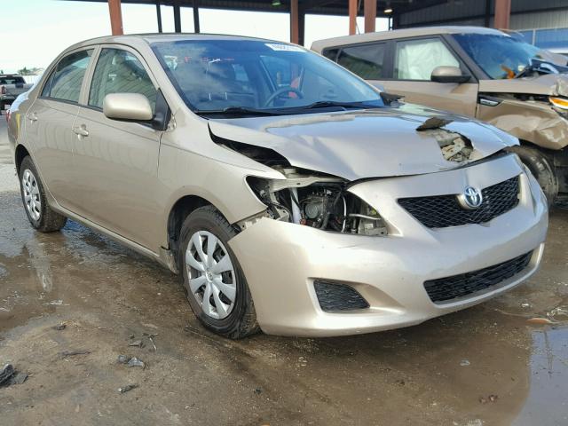 2T1BU4EE2AC505523 - 2010 TOYOTA COROLLA BA GOLD photo 1