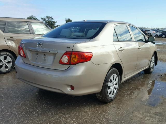 2T1BU4EE2AC505523 - 2010 TOYOTA COROLLA BA GOLD photo 4