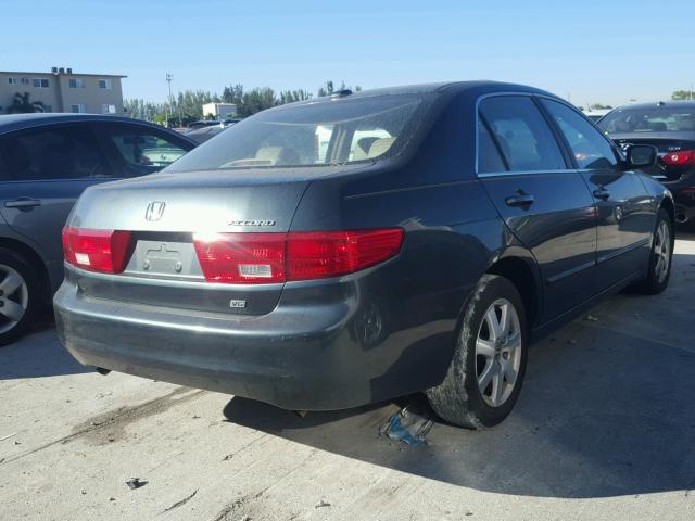 1HGCM66505A057504 - 2005 HONDA ACCORD EX GREEN photo 4